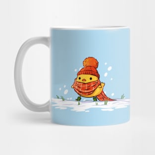 Small birb, big pom pom Mug